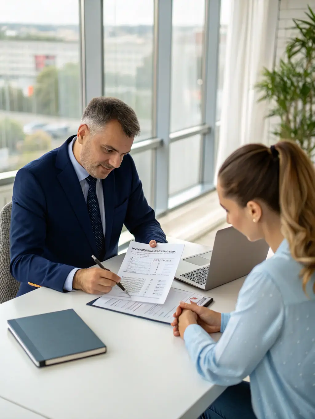 An Indian business owner reviewing financial reports with a coach, focusing on strategic financial planning and growth opportunities.